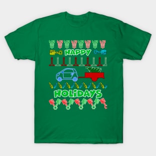 Merry chrismas, car guy, car enthusiast merry chrismas (smart4two) T-Shirt